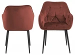 2-jų kėdžių komplektas Brooke, raudonas