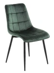 Kėdė Lagos, žalia/juoda