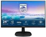 Monitorius Philips 243V7QDSB/00 23.8 ", IPS, FHD, 1920 x 1080 pikselių, 16:9, 5 ms, 250 cd/m², Juodas