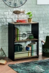 Kalune Design Knygų lentyna Juodas Small Bookcase