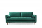 Trivietė sofa Kalune Design Rome, žalia