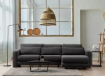 Kampinė sofa Lily Corner Right Grey