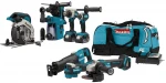 Makita įrankių rinkinys 18V (DTD153 + DDF486 + DGA504 + DHS660 + DHR243 + DJR187 + DTM52) DLX7020TX1