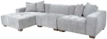Corner sofa DAHLIA LC, light pilkas