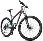 Dviratis Romet Rambler FIT 27.5" 2023 juodas-red-18" / L (Dydis: 18" / L)