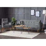 Sofa Kalune Design Sofos ir lovos komplektas Aria - Dark Pilkas