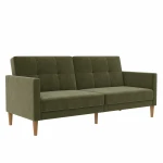 Dvivietė sofa-lova Dorel Home Lilly, žalia