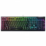 Mechaninė žaidimų klaviatūra Razer BlackWidow V4 X, US išdėstymas, geltonas jungiklis, su laidu, Juodos spalvos