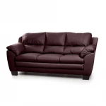 Sofa Emma 3S, tamsiai raudona