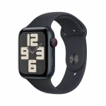 Apple Watch SE GPS + Cellular 44mm Midnight Aluminium Case with Midnight Sport Band - S/M - MRH53ET/A