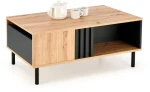 SONIA coffe table, artisan oak / juodas