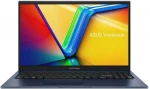 Nešiojamas kompiuteris ASUS VivoBook 15 X1504ZA-BQ089W knyginis kompiuteris 39,6 cm (15.6") „Full HD“ Intel® Core™ i5 i5-1235U 8 GB DDR4-SDRAM 512 GB SSD Wi-Fi 5 (802.11ac) Windows 11 Home Mėlyna