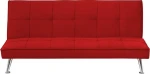 Beliani sofa-lova raudona HASLE