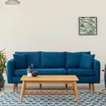 Kalune Design 3 vietų sofa Sofia - Dark Mėlyna