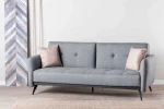 Kalune Design 3 vietų sofa-lova Ron Sofabed - Pilkas GR111