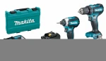 Akumuliatorinių įrankių komplektas Makita DLX2289 LXT, 18 V, su akumuliatoriumi ir įkrovikliu