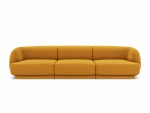 Sofa Micadoni Home Miley Miley 259x85x74 cm, geltona