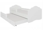 Lova ADRK Furniture Casimo II, 160x80 cm, balta