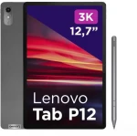 Lenovo Tab P12 128 GB 32,3 cm (12.7") Mediatek 8 GB Wi-Fi 6 (802.11ax) Android 13 Pilka