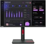 Monitorius Lenovo ThinkVision T24i-30, 23.8", IPS, 16:9, 60 Hz, 4 ms, 1920 x 1080, 250 cd/m², Juodas