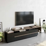 TV staliukas Kalune Design Televizoriaus stovas Pia - Juodas, Walnut