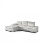 Kairinė kampinė sofa Eltap Ottavio, baltas