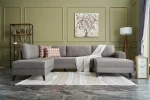 Kalune Design Kampinė sofa-lova Belen - Brown