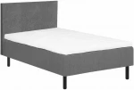 Lova Couch LANDE 90x200cm, with headboard, pilkas