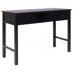 Rašomasis stalas, 110x45x76 cm, juodas