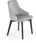 TOLEDO 3 chair, color: quilted velvet Karo 4 - MONOLITH 85