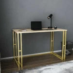 Kalune Design Darbo stalas Kane - Gold, Oak