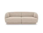 Sofa Micadoni Home Miley 184x85x74 cm, smėlio spalvos