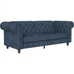 Dvivietė sofa-lova Dorel Home Felix, mėlyna