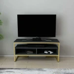 TV staliukas Kalune Design TV stalas Merrion - Gold, Anthracite