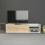 TV staliukas Kalune Design Televizoriaus stovas Krog - Baltas, Oak