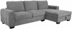 Corner sofa MARITA RC, pilkas