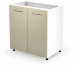 VENTO D-80/82 lower cabinet, color: baltas / beige