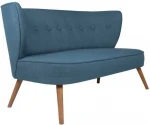 Kalune Design 2 vietų sofa Bienville - Saxe Mėlyna