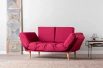 Kalune Design 3 vietų sofa-lova Nina Daybed - Dark Raudona GR105