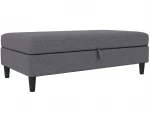 Pufas Loft24 Ottoman, pilkas