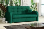 Sofa lova IVA 3 Gold, žalia