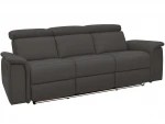 Trivietė sofa Loft Pareli, ruda