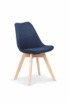 4-ių kėdžių komplektas Halmar K303, mėlynas