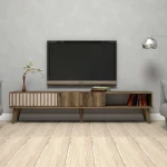 TV staliukas Kalune Design Televizoriaus stovas Milan - Walnut