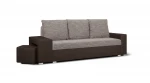 Sofa su pufais Bellezza Milo1, ruda