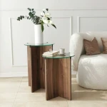 TV staliukas Kalune Design Staliukas (2 dalys) Lily - Walnut