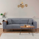 Hanah Home 3 vietų sofa-lova Liones 3 - Dark Pilkas