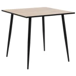 Dining table WILMA 80x80xH75cm, natural