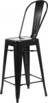Kėdė D2 Design Hocker Paris, juoda