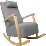 Fotelis Rocking chair VENLA pilkas